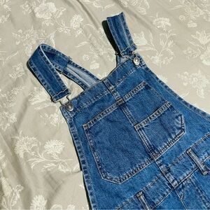We The Free Ziggy Shortalls Denim in Sapphire Size Small